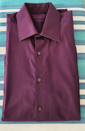 Chemise mauve "du Vernet" collection