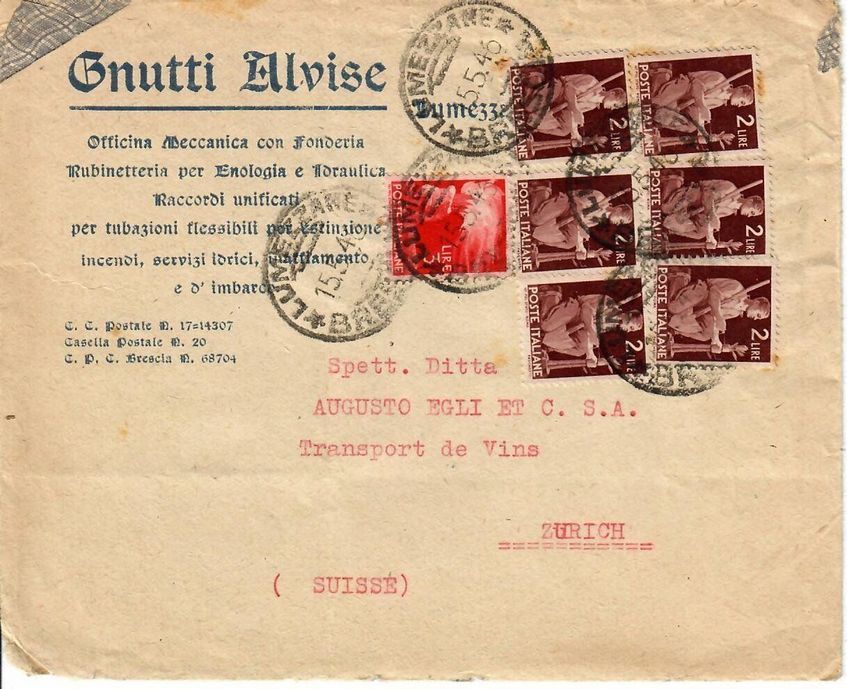 Tutti i francobolli: Brief, Italien 1946 – Usato da Hochdorf venduto da Ziegel-16