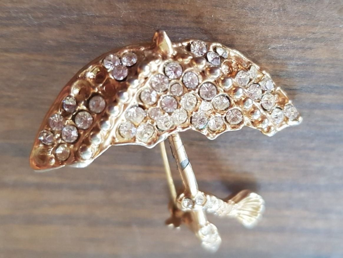 Spille & Fermagli: Brosche Schirm Modeschmuck – Usato da Mörschwil venduto da wunderkiste44 6