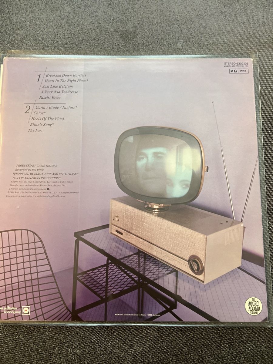Dischi in vinile: Elton John - The Fox – Usato da Mont sur Rolle venduto da nicola1075 1