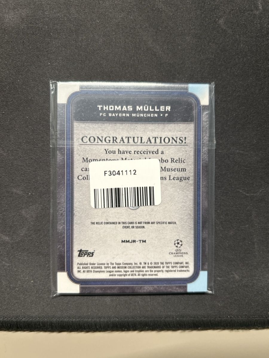 Topps Carte collezionabili: Topps Museum Patch Thomas Müller /50  – Usato da Greppen venduto da hcv_cc2r 1