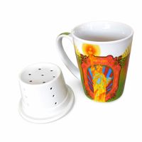 Teetasse mit Infuser Statue