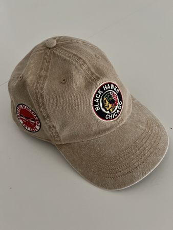 Chicago BlackHawks NHL Cap '47 Brand Clean Up Vintage Era Em