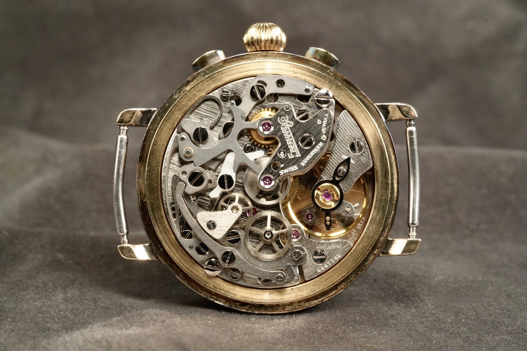 Eberhard & Co. Orologi: Eberhard - Replica Ref.36008 Sterling Silver 925 Gold Plated – Usato da Morcote venduto da chronoservice 4