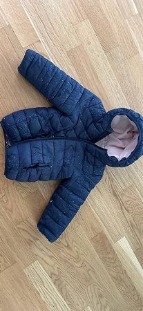Jacke blau mit Glitzer