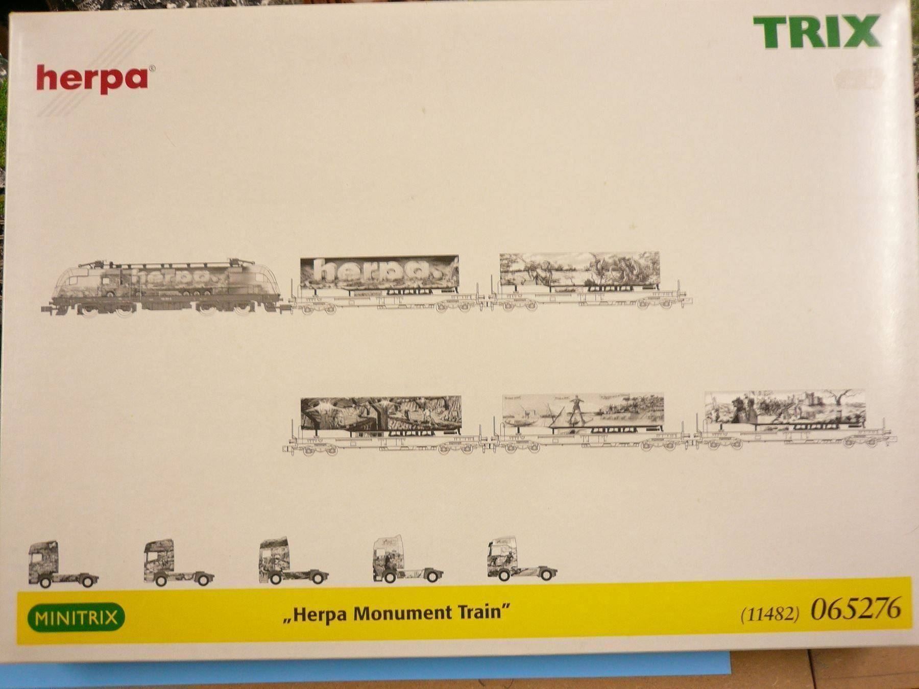 Trix Modelleisenbahnen: MINITRIX SET Monument Train MIT LKW,S HERPA WELTGESCCHICHTE – Neu und originalverpackt aus Pfaffnau von nolff 8