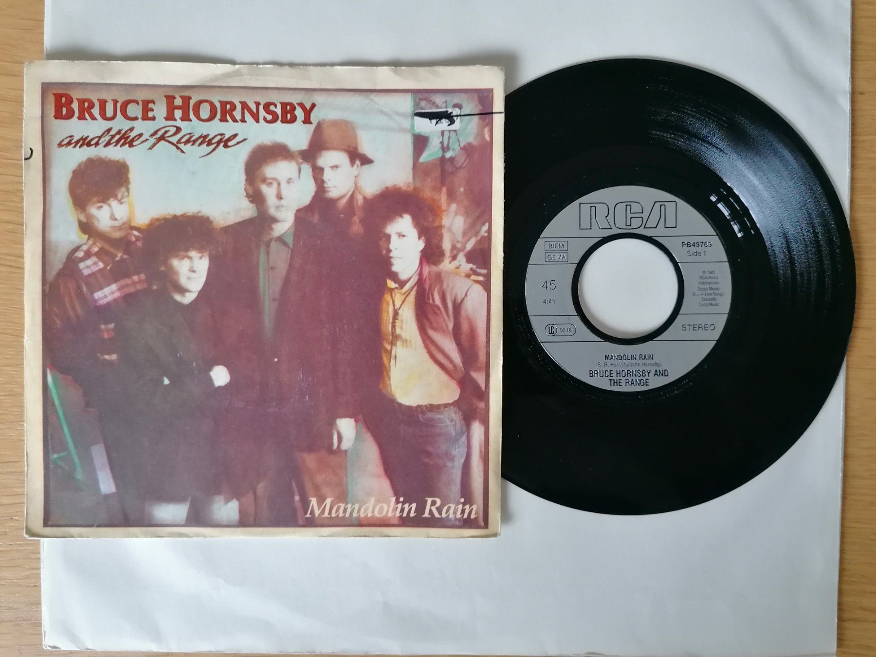 Schallplatten: Bruce Hornsby & The Range - Mandolin Rain - Single – Gebraucht aus Beinwil am See von Funkthesizer