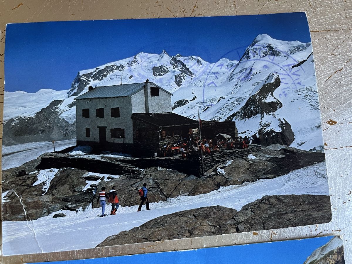 Cartoline postali: Originale Schweizer Alpen Hütten Postkarten, 4 Stück – Usato da Rüti ZH venduto da Walti0 3