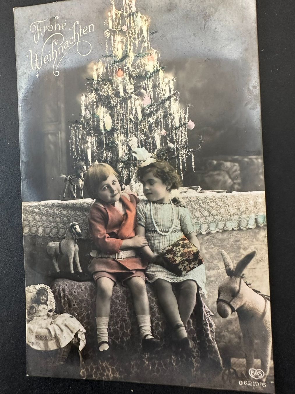 Ansichtskarten: sechs verschiedene Weihnachtskarten 1900-1915 – Gebraucht aus Lyssach von Zsag