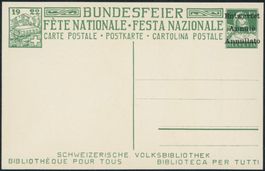 1922 - Pro Patria - Bundesfeierkarte - Entwertet