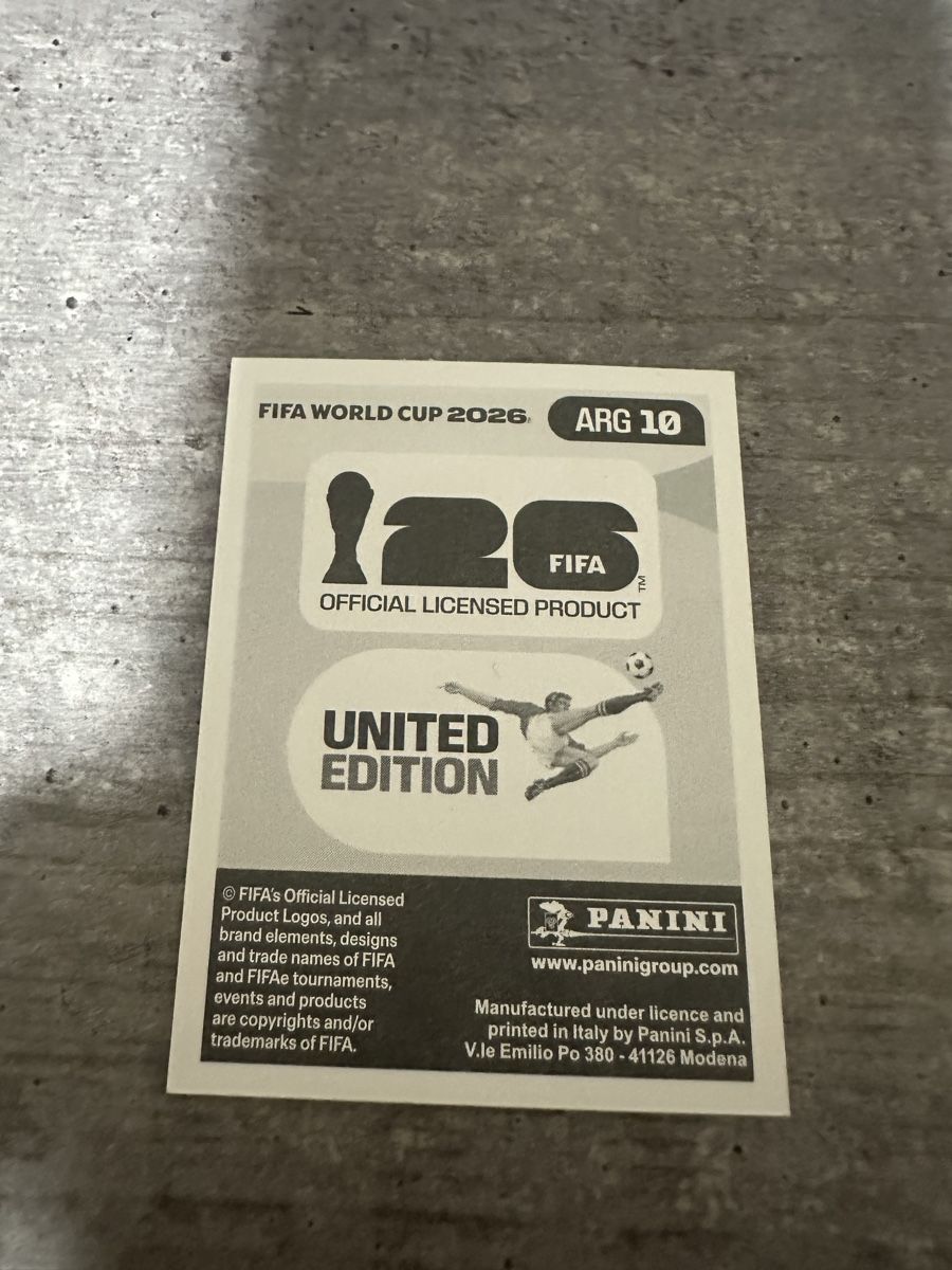 Panini Carte collezionabili: ARG 10 , FIFA WORLD CUP 2026 PANINI  – Nuovo (secondo la descrizione) da Frauenfeld venduto da 1PegPeg1 1