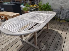 Holztisch fuer den Garten (Tisch1)