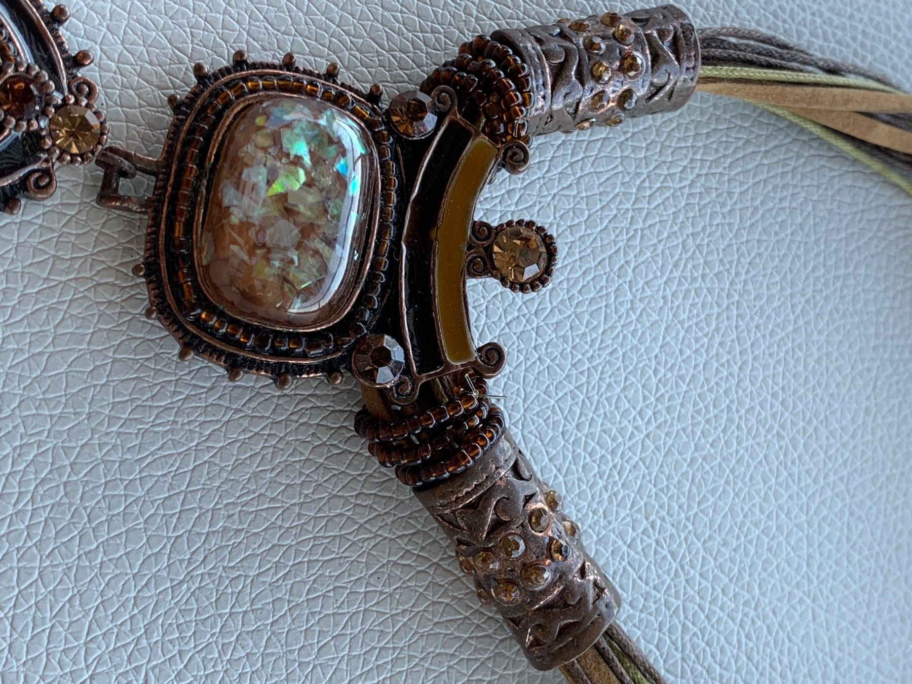 Catenine: HALSKETTE mit schönen Stein Bernstein ??? – Usato da Schaffhausen venduto da vasco016 8