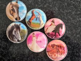 Ergobag Kletties / 6 Stück  / Pferd, Kutsche, Prinzessin