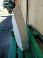 Étagère murale décorative bois en forme de bateau, blanc,