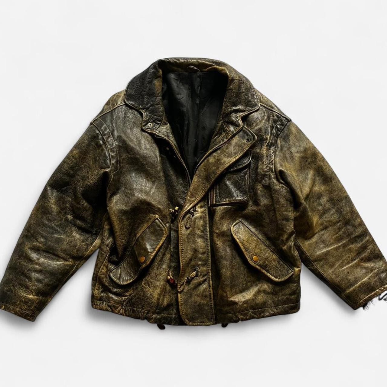 Giacche: Vintage leather bomber jacket – Usato da Zürich venduto da h_studio_edit