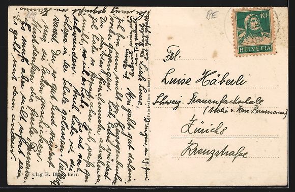 Cartoline postali: Rumendingen, Gesamtansicht aus der Vogel – Usato da Berlin venduto da bartko-reher 1