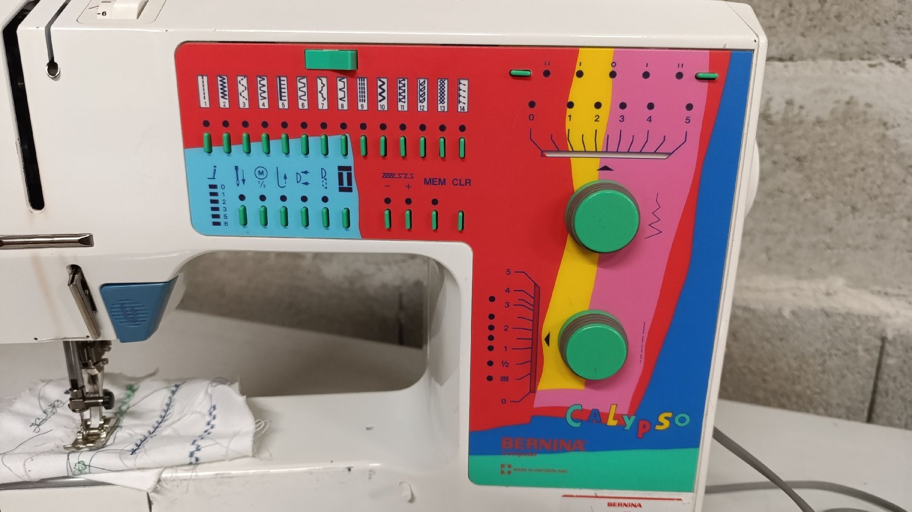 Bernina Macchine da cucire: Bernina Nähmaschine Calypso 50 – Usato da Berlens venduto da Stefo21 1