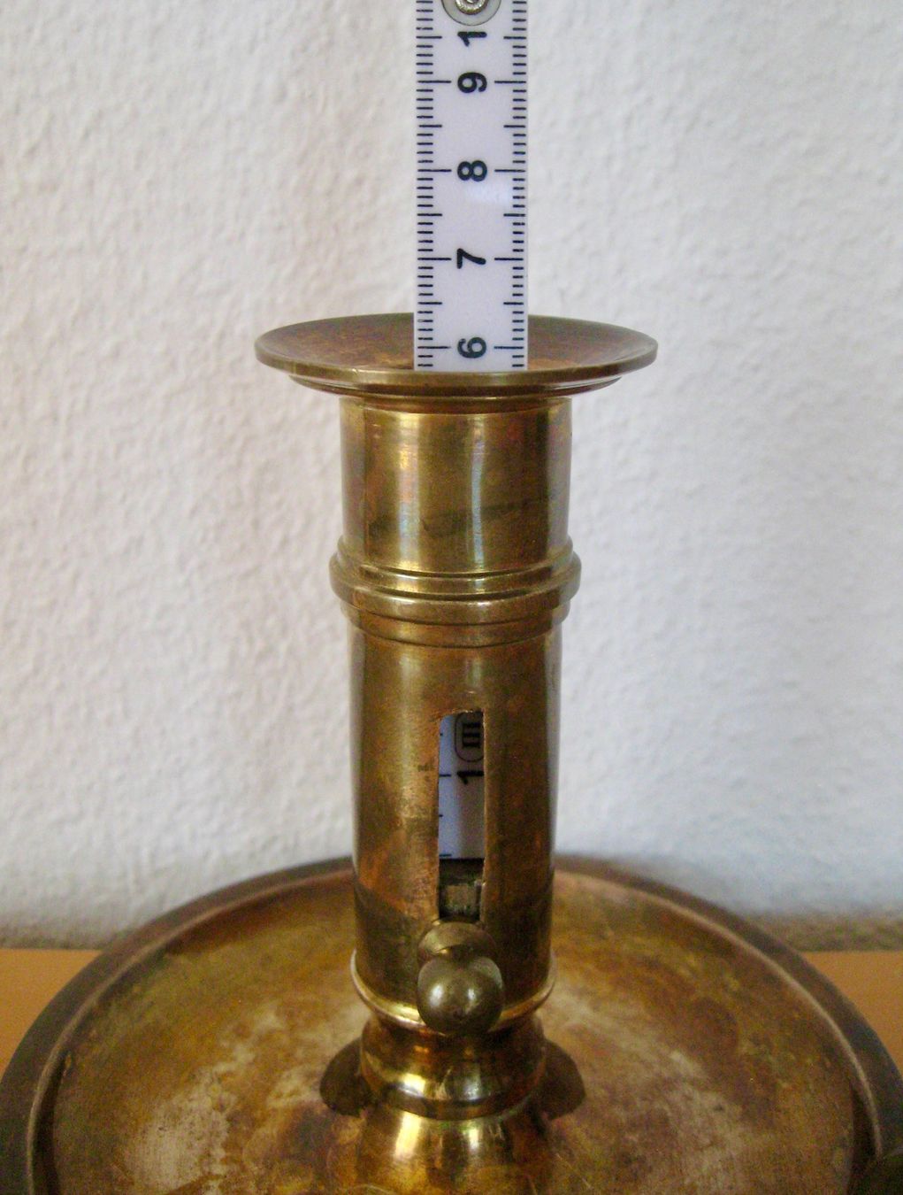 Portacandele: Alter Kerzenhalter Messing / verstellbar – Usato da Langendorf venduto da Happy11 4