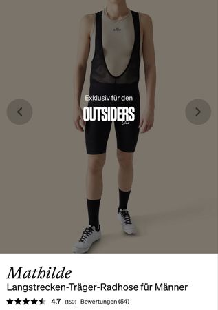 Café du Cycliste Mathilde Radhose Männer Grösse M