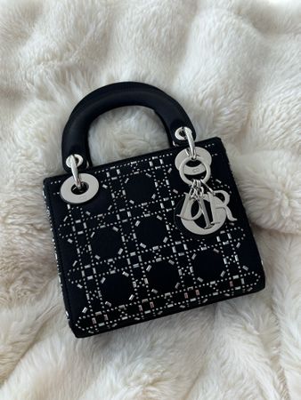 Lady Dior Mini Black with Sequin - New Limited