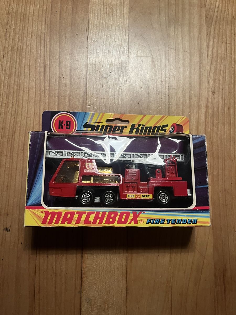 Matchbox Modellini d'auto: Matchbox Superkings Fire Tender - unbespielt – Usato da Wabern venduto da Housi78