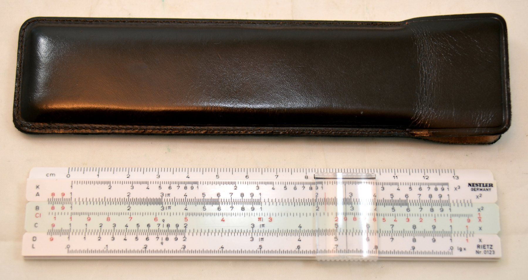 Taschenrechner: Rechenschieber Nestler Rietz Nr. 0123 – Gebraucht aus Esslingen von Hombi3
