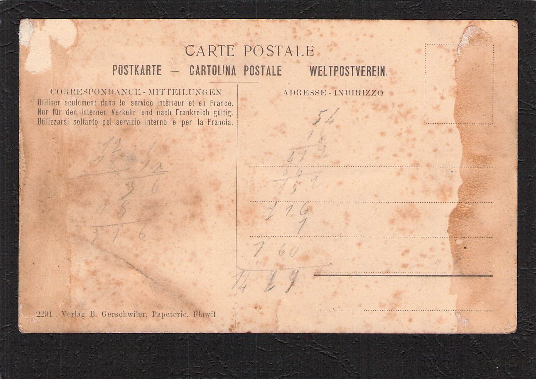 Cartoline postali: #Gruss aus Flawil , Bahnhofstrasse – Usato da Reichenburg venduto da Pipo-67 1