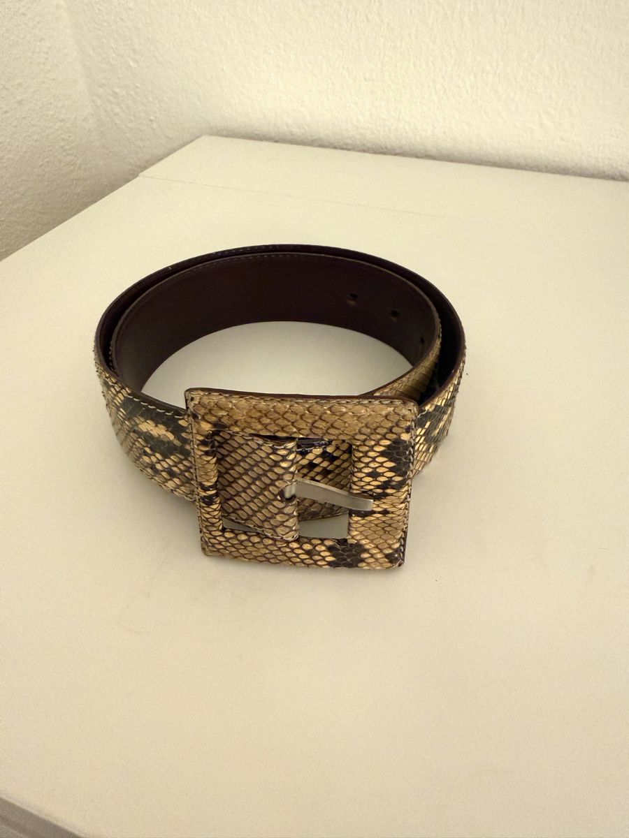 Jil Sander Gürtel: Jil Sander Gürtel, Python Leder, Grösse 75, Top! – Gebraucht aus Zürich von Tagesform