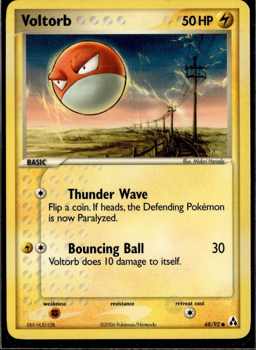 Pokémon Cartes à collectionner: Voltorb EX Legend Maker 68/92 Pokemon EN – D'occasion à Zürich par pokemon_cards