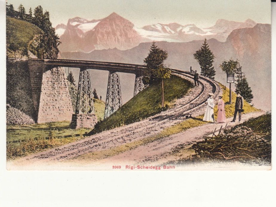 Ansichtskarten: Rigi Scheidegg Bahn ca. 1910 – Gebraucht aus Bürglen TG von StampGraf