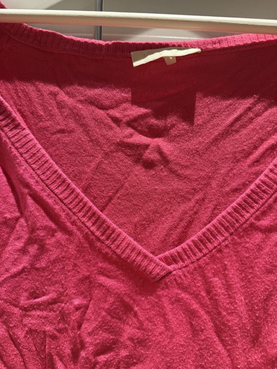 Kookai Maglioni & Felpe: Pinker Kookai Pullover mit V-Ausschnitt, Grösse S/M – Usato da Küsnacht ZH venduto da ToddyGinger 2