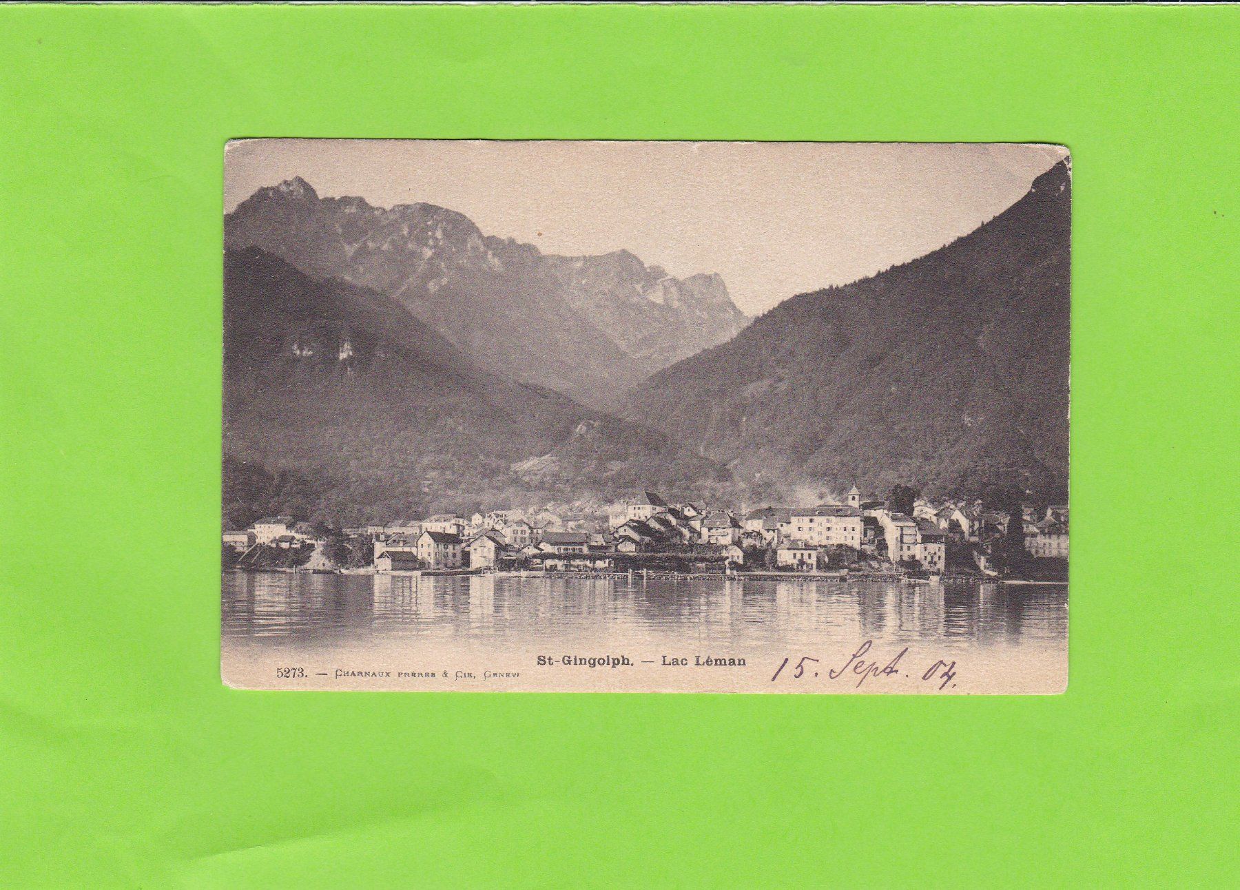 Cartoline postali: St. Gingolph – Usato da St. Peterzell venduto da neckertal