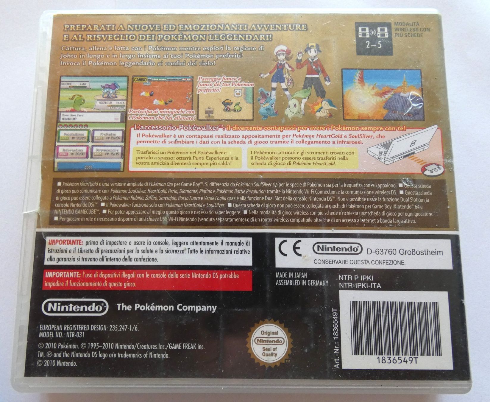 Pokémon Giochi: Nintendo DS - POKEMON Version Or Heartgold – Usato da La Sarraz venduto da classicworldcoins 2