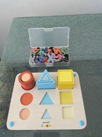 Janod Holzlernspiel und Buchstaben und Zahlen hunten mit Mag