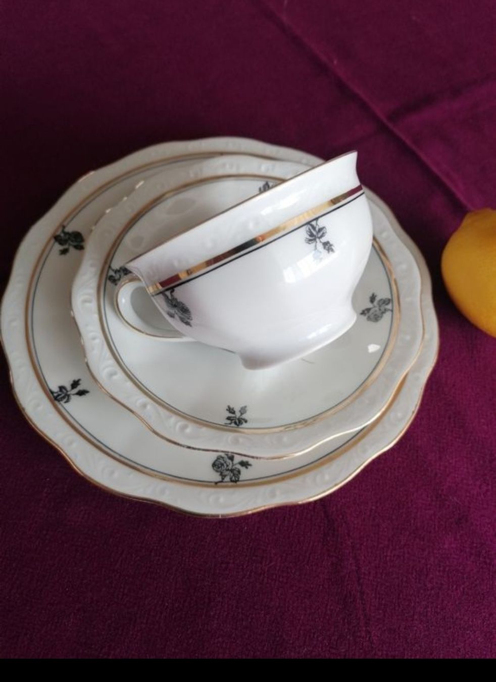 KPM Tasses: KPM Rubens  Set Tasse Untertasse Teller  – D'occasion à Aegerten par Jos_zem 1