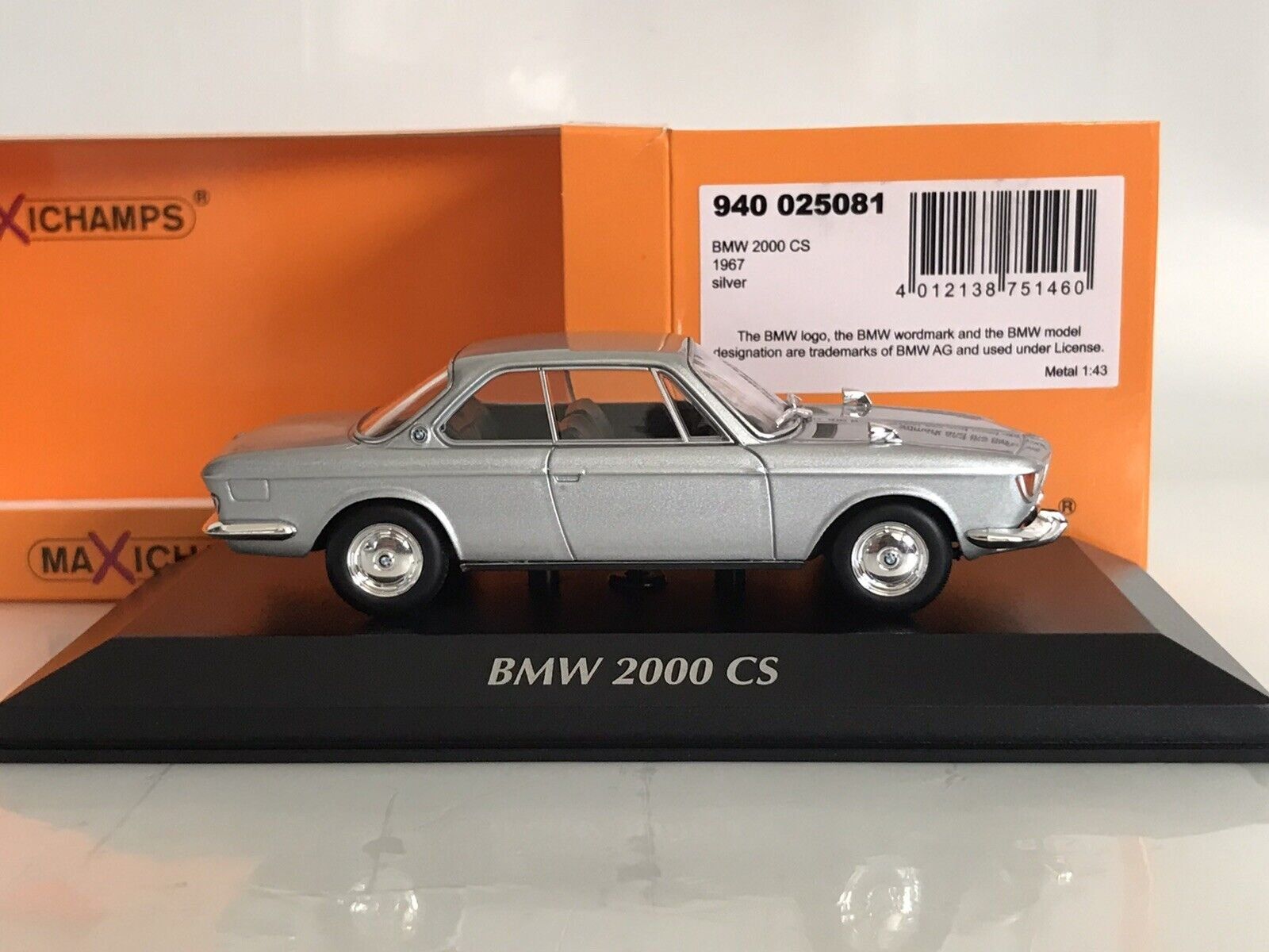 Minichamps Modellautos: BMW 2000 CS (1967) – Neu und originalverpackt aus Flawil von Imperiosud 2
