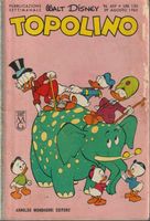 talian edition Disney TOPOLINO # 509 AUG 29 1965 vintage Mic
