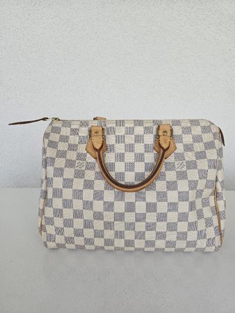 Louis Vuitton Speedy Damier Azur 30 Handtasche Sommer