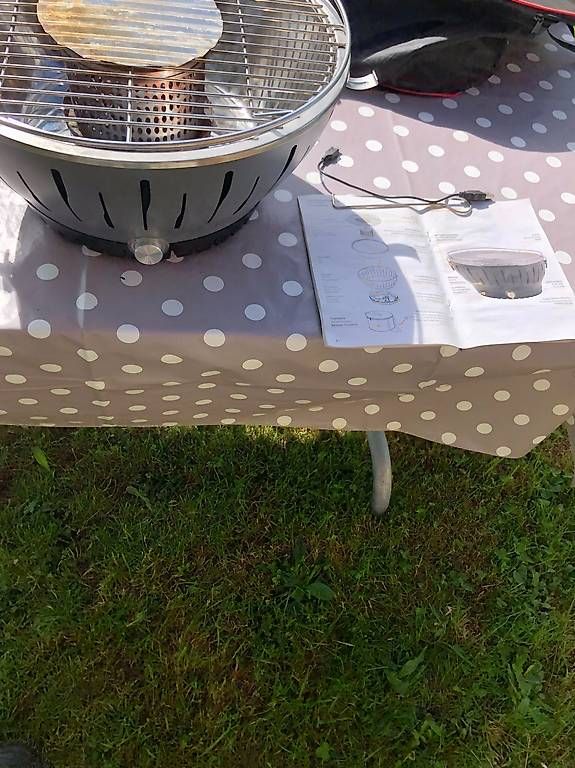 Grills: Holzkohle-Tisch-Grill  – Gebraucht aus Boltigen von Wuestenfuchs 2