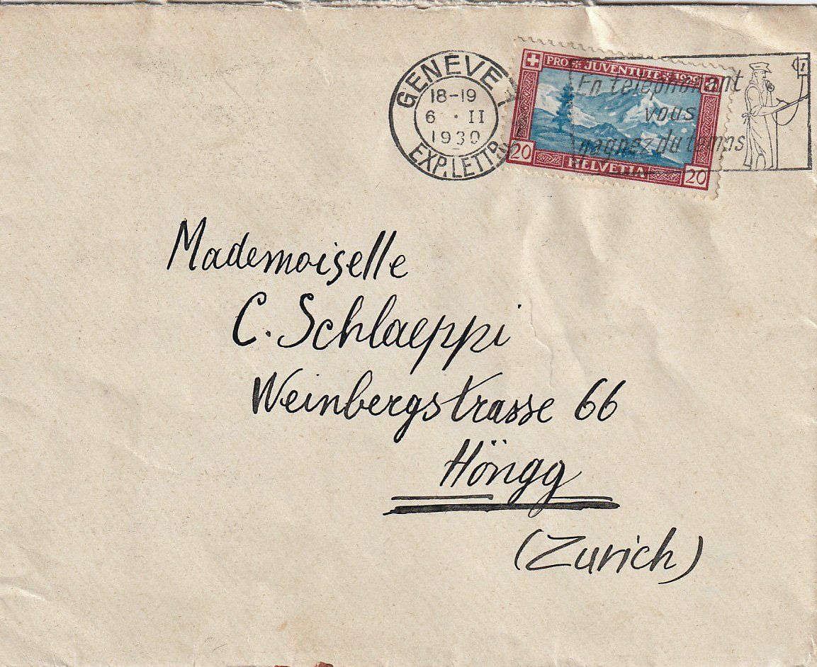 Alle Briefmarken: 1929 Pro Juventute J51 auf Brief – Gebraucht aus Arlesheim von gaugi43