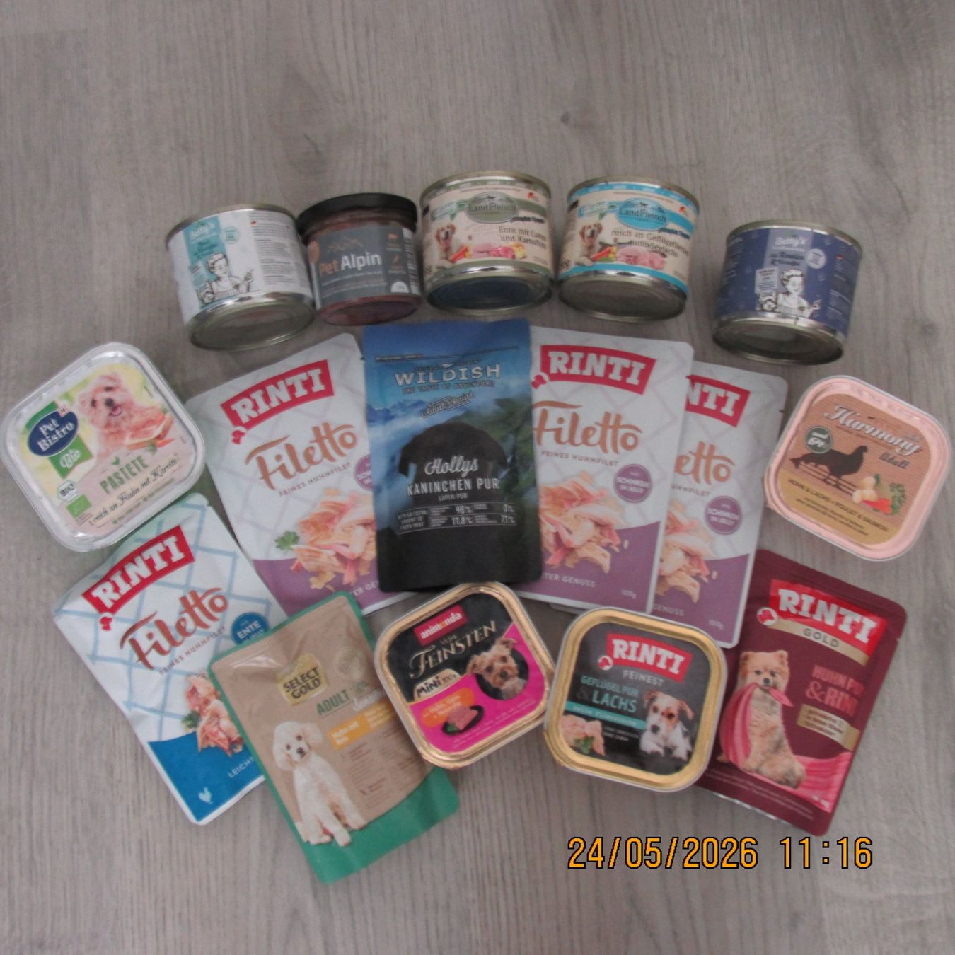 Mangimi: Hundefutter-Sortiment: Rinti, Wildish, Animonda...16Stk neu – Nuovo e nell'imballaggio originale da Galgenen venduto da Forflowers