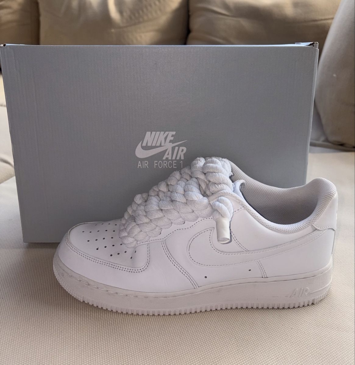 Nike Herrenschuhe: Nike, Air force 1 blanche – Gebraucht aus Echallens von xav_tq6m 5