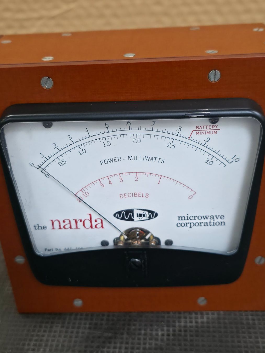 Misurare: Vintage Narda Microwave Power Meter Analog Messgerät – Difettoso da Dietlikon venduto da litisop 4