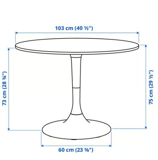 Ikea Tables: Weisser, runder Esstisch / White round table – D'occasion à Zürich par Pbzapata 4