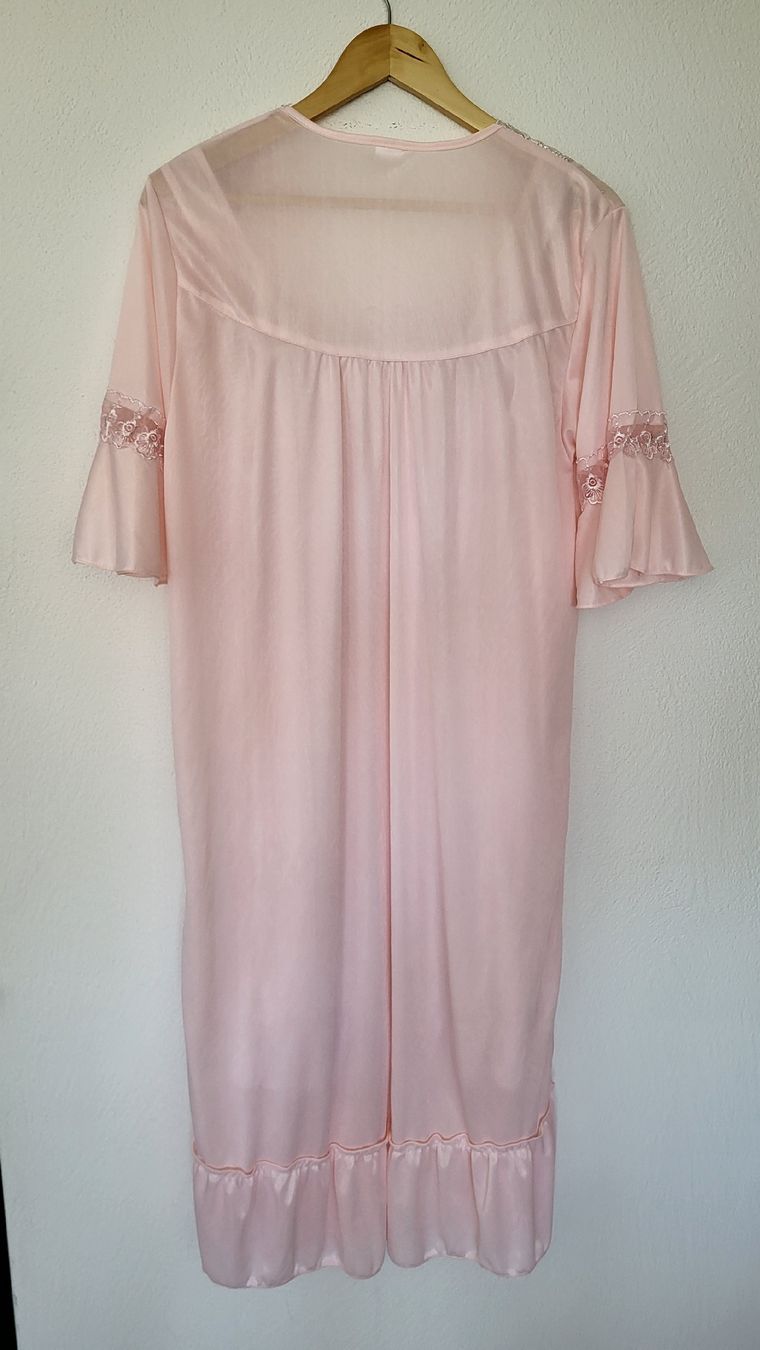 Stoffe: Vintage Rosa Nylon Spitze Set M – Gebraucht aus Schindellegi von Maidli8834 1
