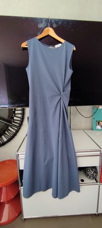 COS Kleid, Gr. M, Rauchblau, Sommerlich leicht