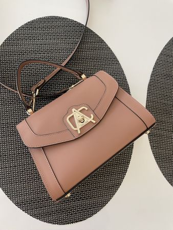 Handtasche ANNA CORI Leder Camel