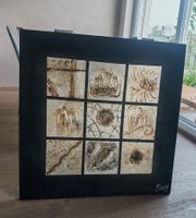 Grand tableau abstrait 3D "Tony"  Art texturé 100x100 cm