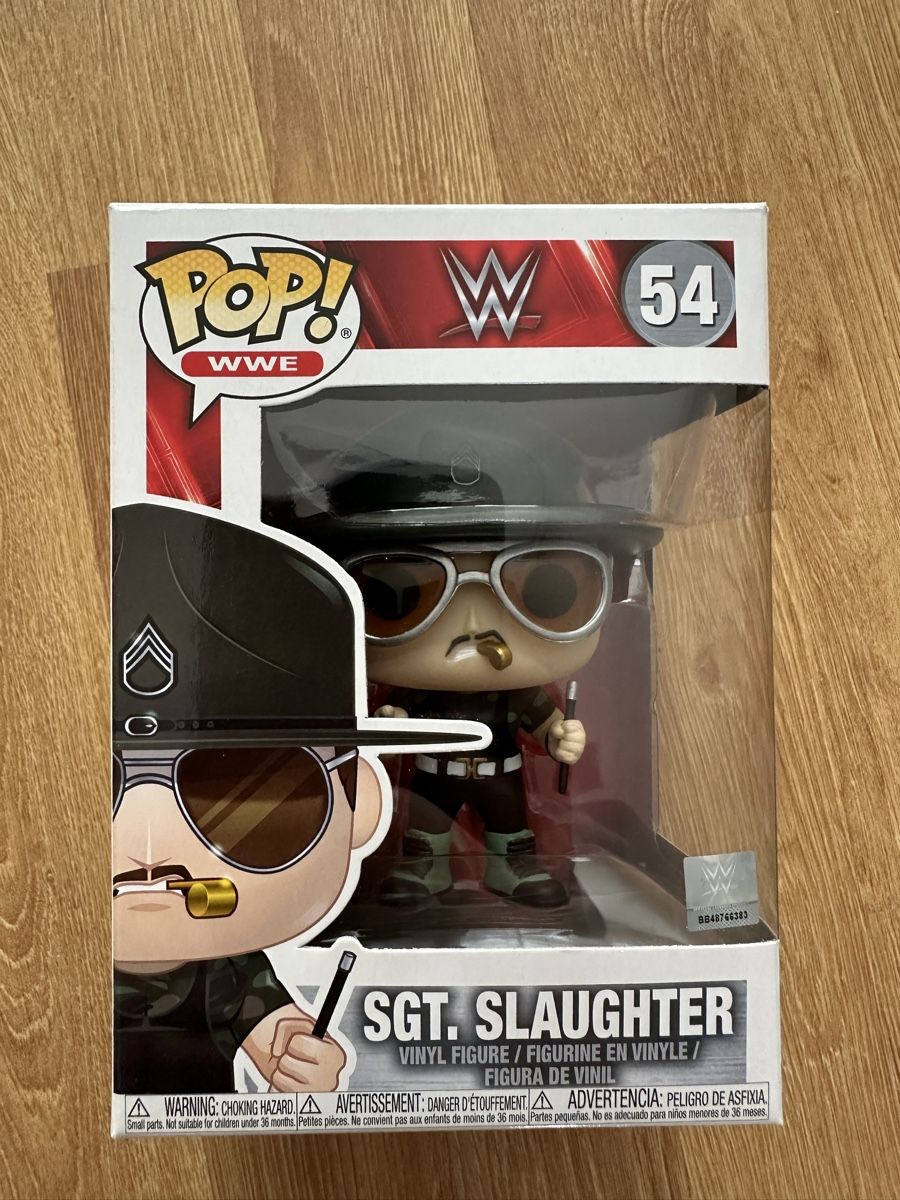 Funko Statuette: Funko POP! WWE Sgt. Slaugther 54 – Nuovo (secondo la descrizione) da Steffisburg venduto da Rojan5041
